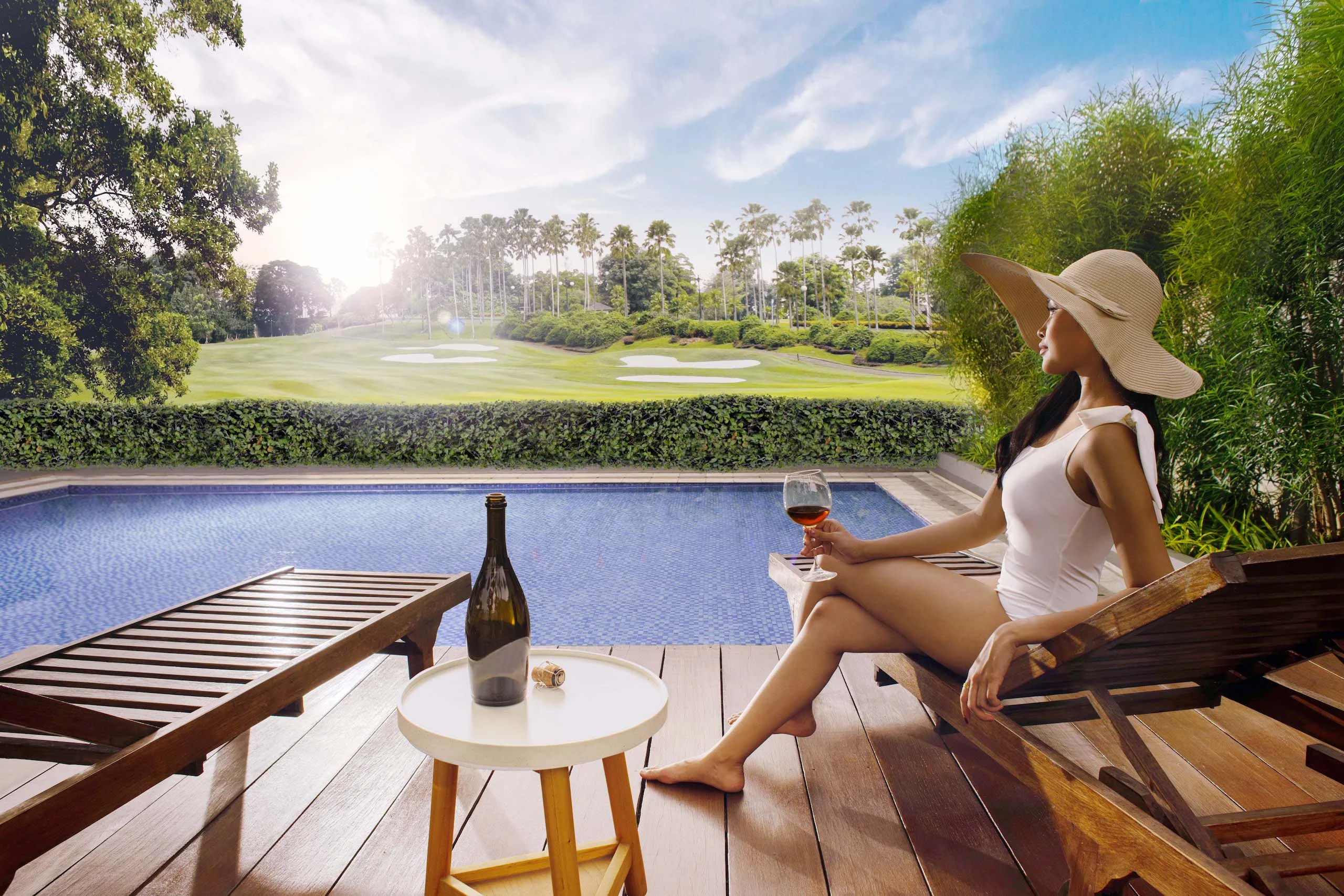 Hunian dengan Pemandangan Golf di Garden Residence