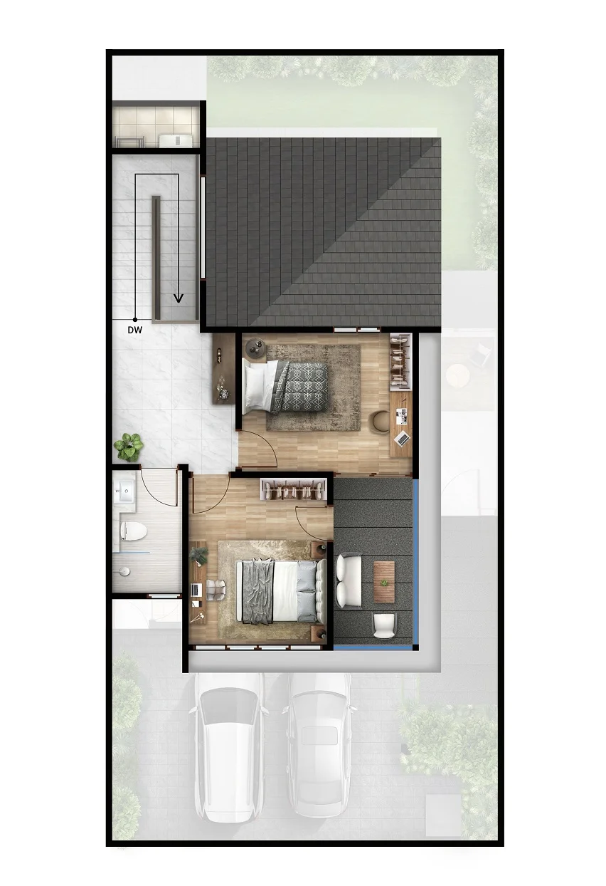 Garden Residence Type E3rd Floor