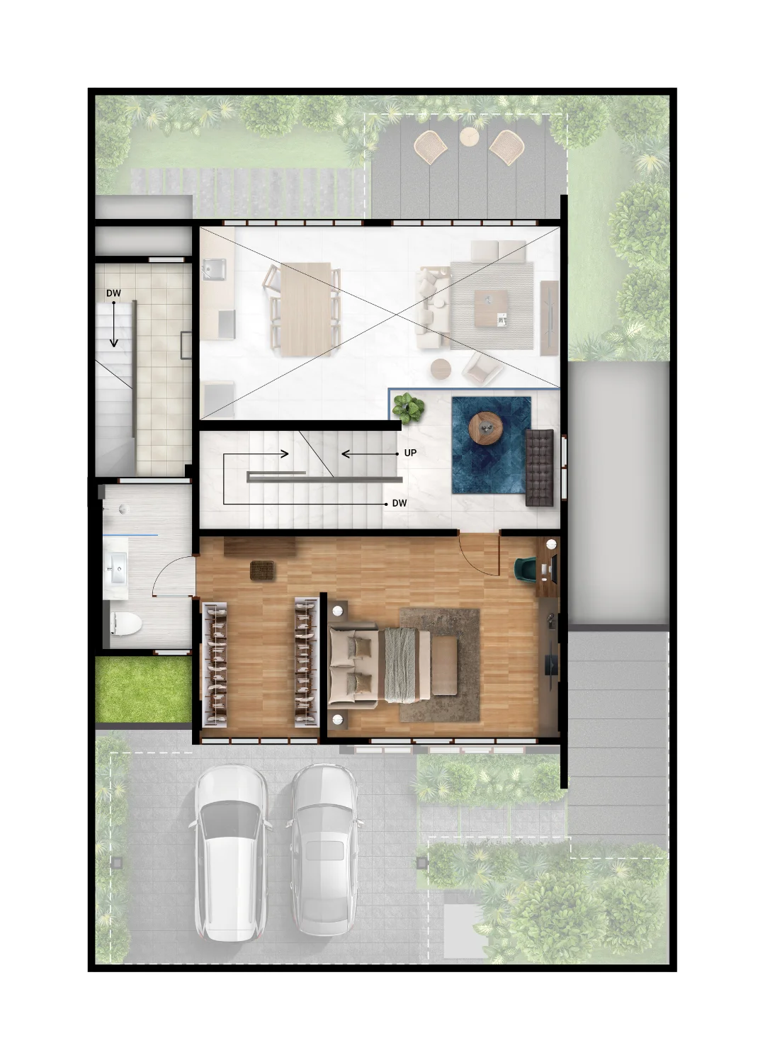 Garden Residence Type DLantai 2