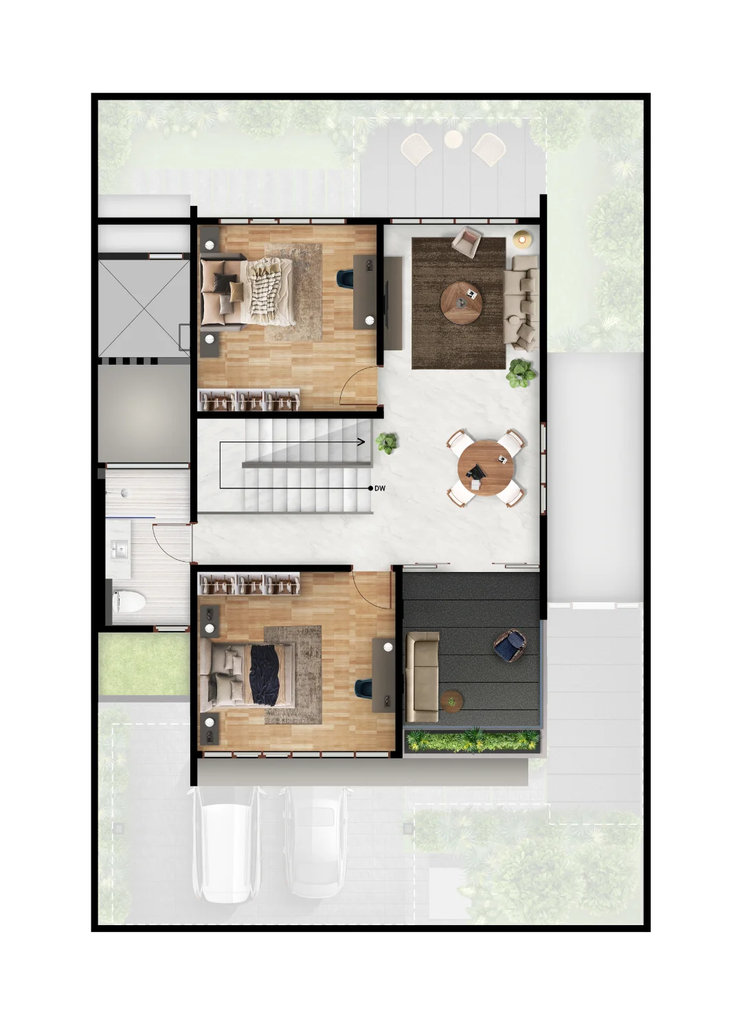 Garden Residence Type DLantai 3