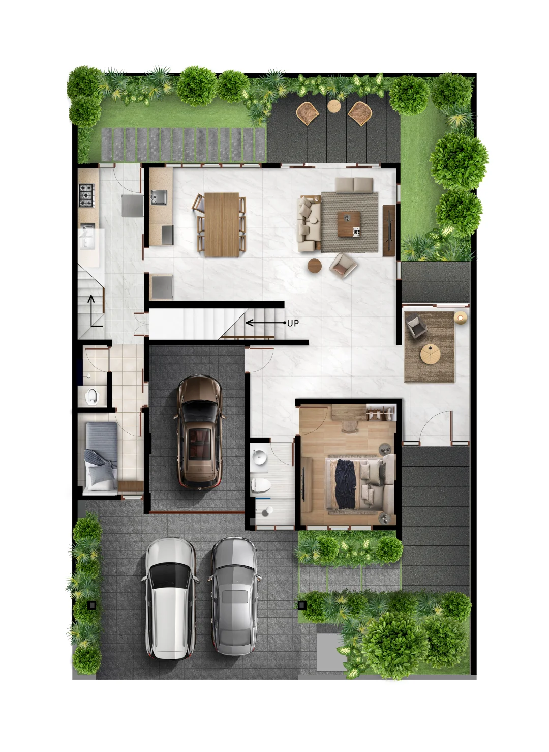 Garden Residence Type D1st Floor