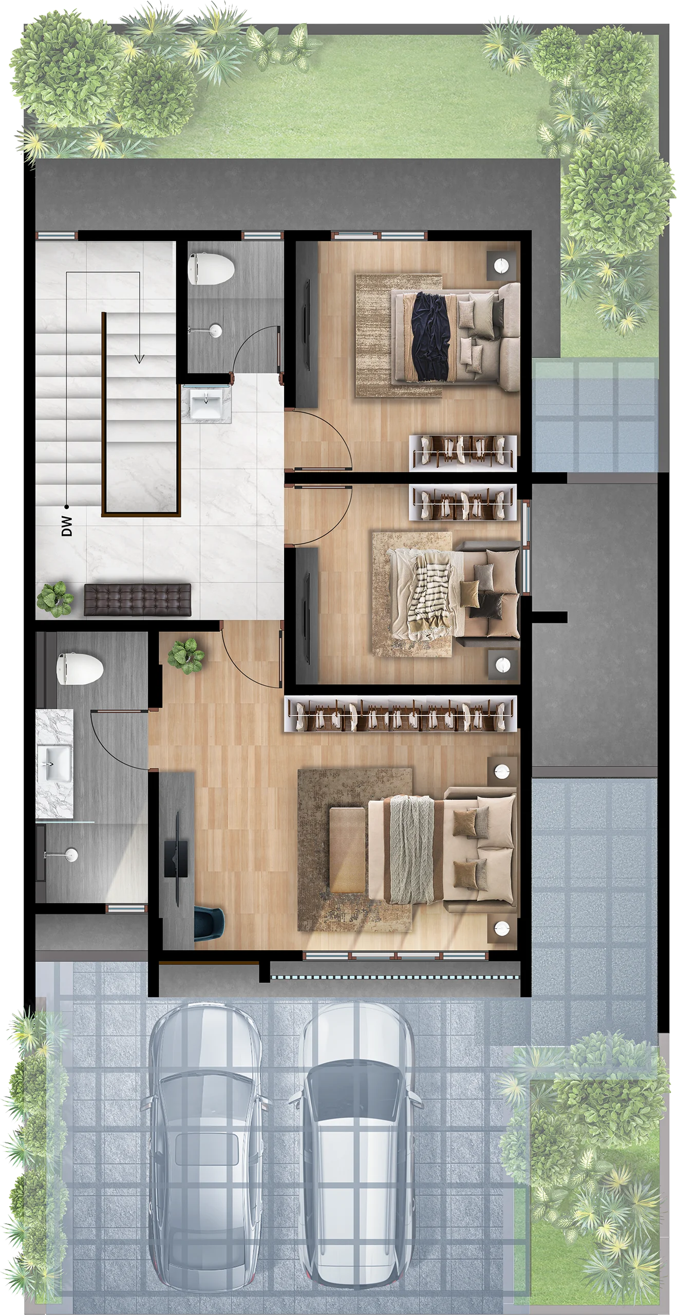 Garden Residence Type F2nd Floor